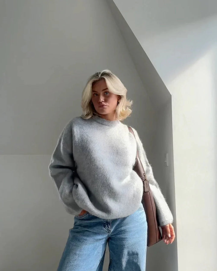 Sophia Mohair Pullover – Luxuriöser Komfort mit Zeitloser Oversize-Passform