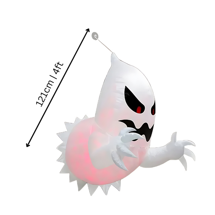 Aufblasbare Halloween-Phantom-Deko mit LED | Innen & Außen