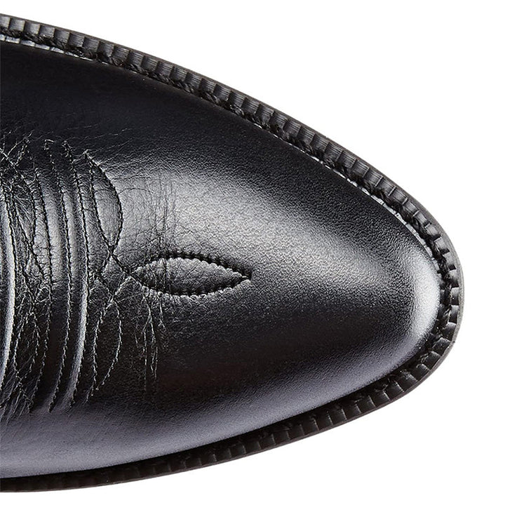 Cowboystiefel Männer | Halbe Länge Leder Spitznase Western