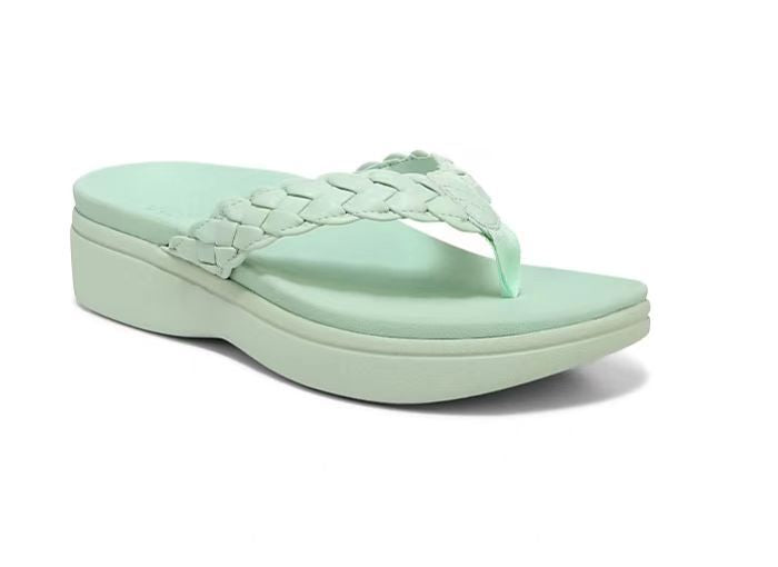 Plateau Sandalen Dames | Gevlochten Design & Comfortabele Platformzool | Zomer Must-Have
