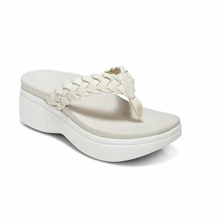 Plateau Sandalen Dames | Gevlochten Design & Comfortabele Platformzool | Zomer Must-Have