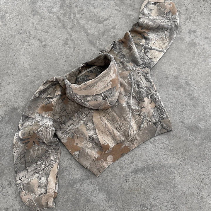 Basil | Herren Camo Kapuzenjacke - Urban Style & Lässige Bequemlichkeit