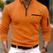Langärmeliges Poloshirt