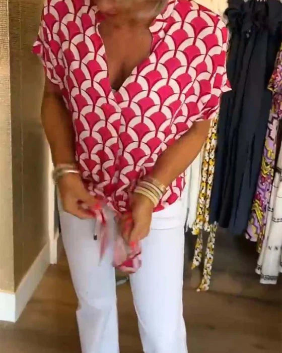 Deena Printed Top | Stilvolles & bequemes Damen-Top in verschiedenen Farben