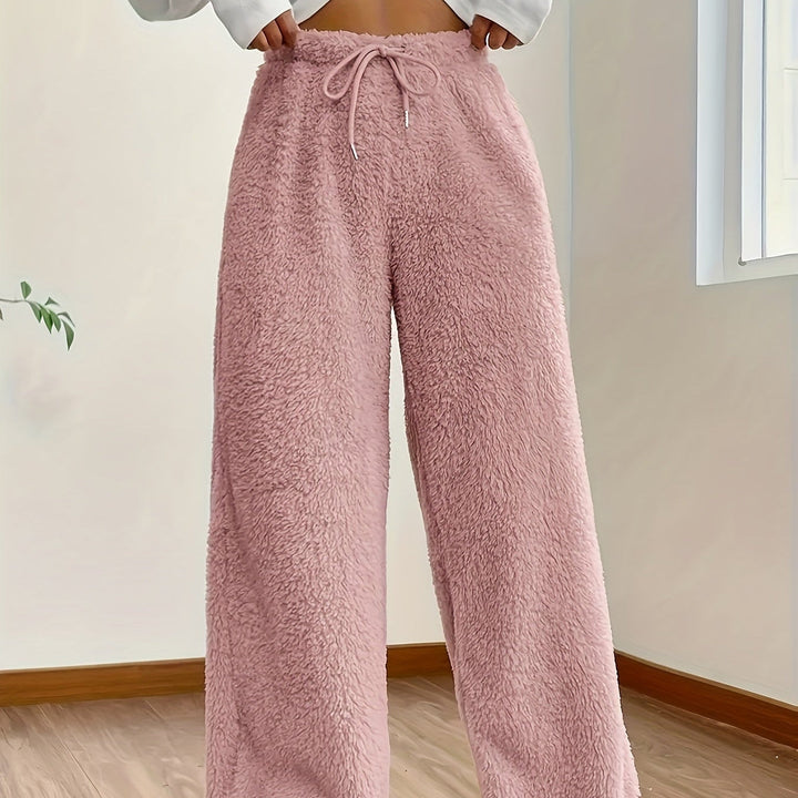 Damen-Entspannungshose mit weitem Bein | Sherpa Komfort & Wärme