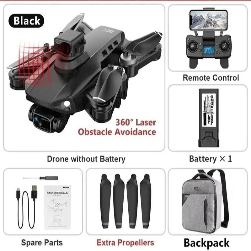 RG109 Pro Drone | 8K HD-Drohne mit Dual-Kamera, GPS und bürstenlosen Motoren