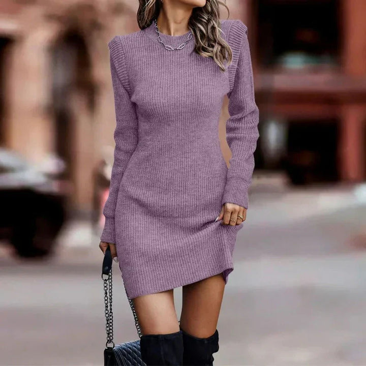 Mila Rippstrick-Pulloverkleid | Passgenaue Passform & warmer Tragekomfort