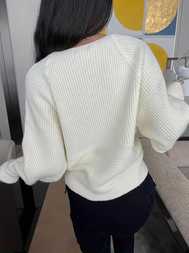 Viola | Eleganter Kreuzpullover für Damen - Komfort & Sophisticated Style