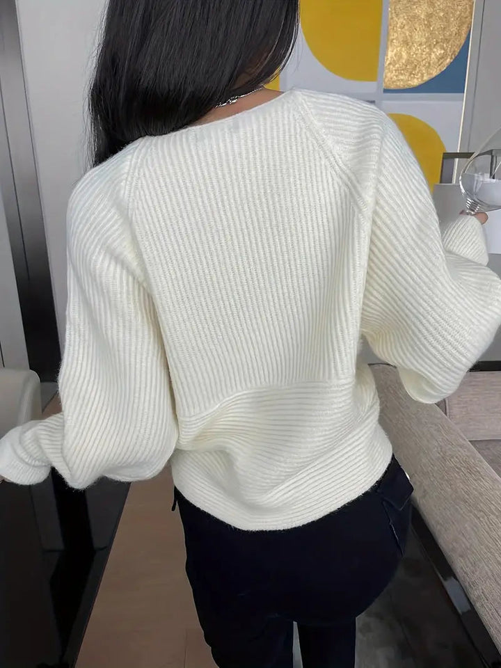 Viola | Eleganter Kreuzpullover für Damen - Komfort & Sophisticated Style