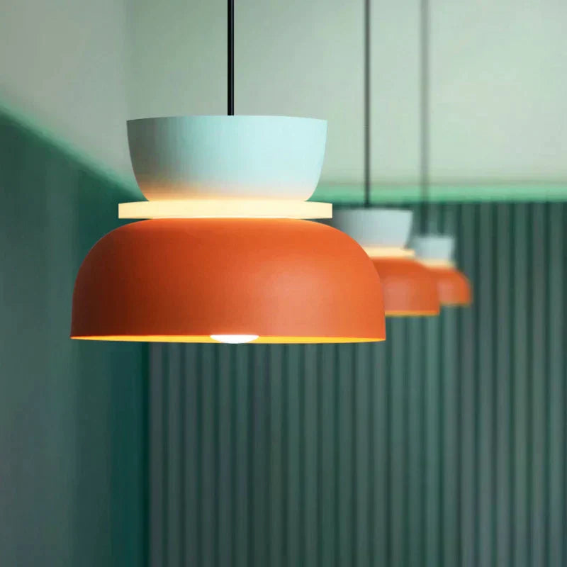 MeloGlow | Lámpara colgante escandinava en tonos pastel - Lámpara colgante moderna para decoración de interiores