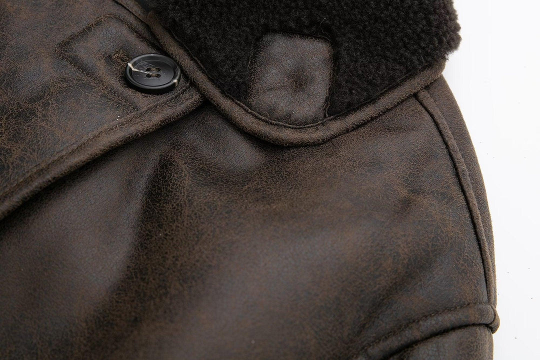 Jolanthe l  Herbst-Winter-Stil mit Neuer Motorradjacke