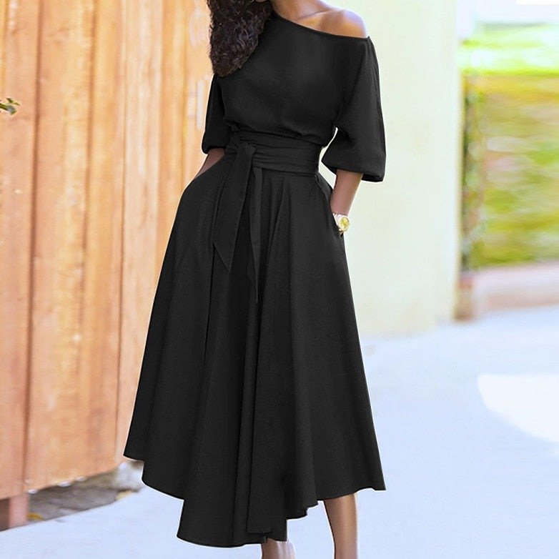 Vera | Elegantes Kleid mit Taillengürtel | Raffinesse & Modernität